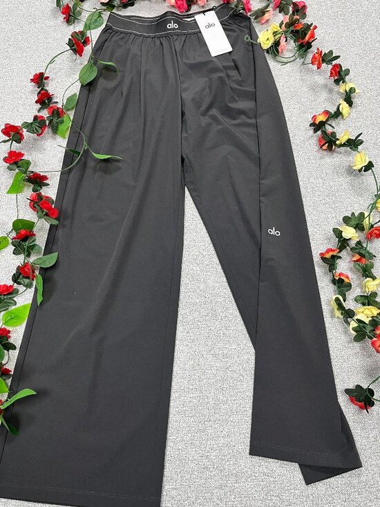ALO Yoga Pants - 🧚‍♂️NWT ALO Yoga Suit Up Trouser Dark Grey (Regular) 🧈 Wide Leg 30” Inseam